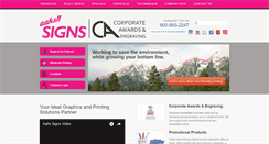 Desktop Screenshot of aahssigns.com